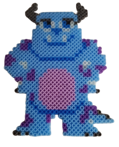 Molde de Hama Beads do Sullivan em Pixel Art