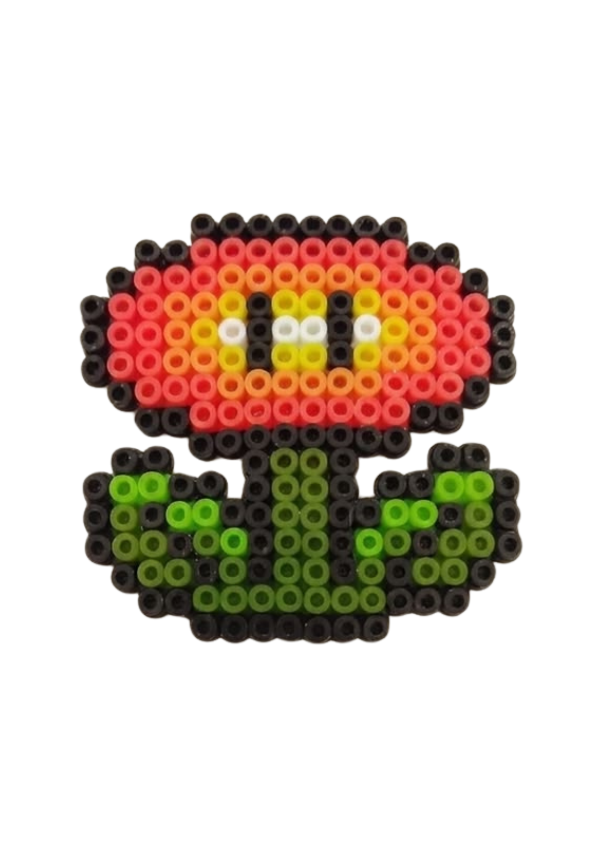 Molde Hama Beads Fire Flower da coleção Super Mario