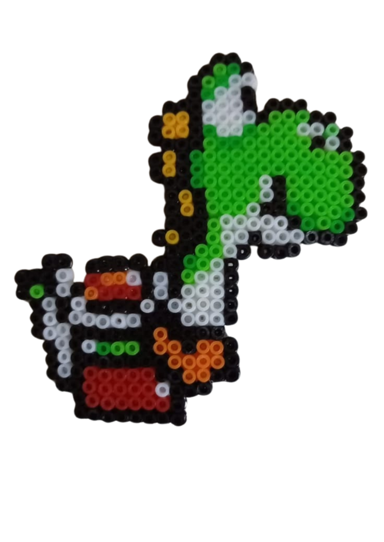 Molde Hama Beads Yoshi da coleção Super Mario